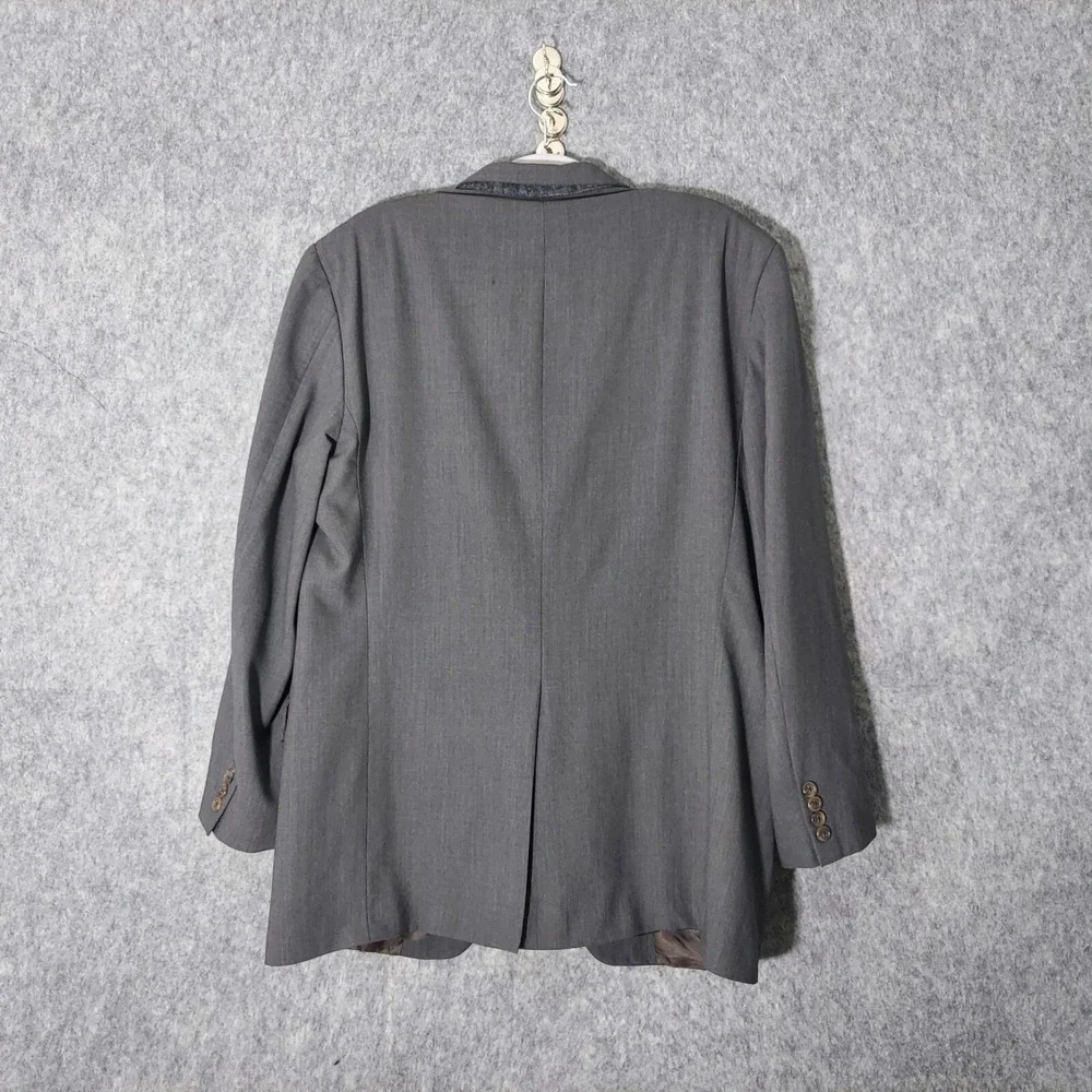 Burberry Men Blazer 42 Long 100% Wool Kingston 42L 3 Button Suit‎ Jacket USA